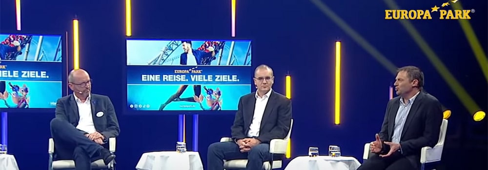 Videoausschnitt von Dr. Maximilian Weiß, Geschäftsführer der Palas GmbH, im Interview über die Zusammenarbeit mit Europapark Rust